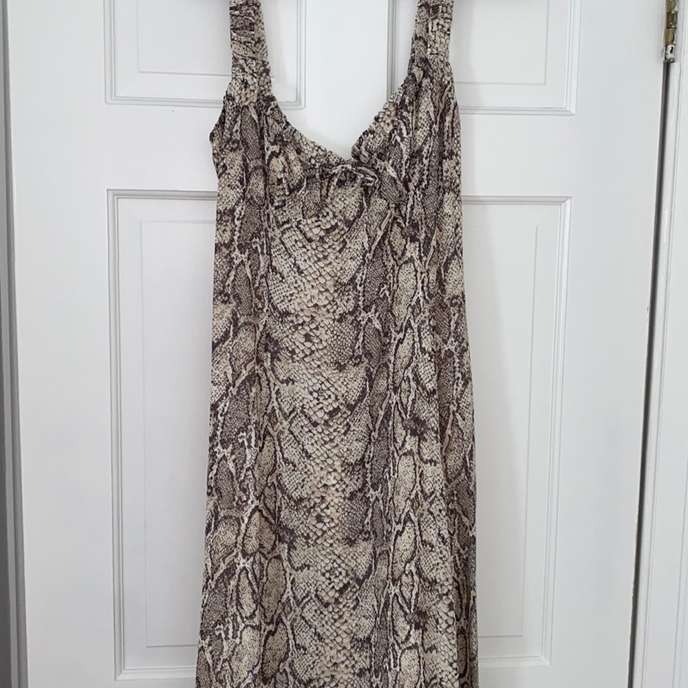 Reformation midi side slit dress 10